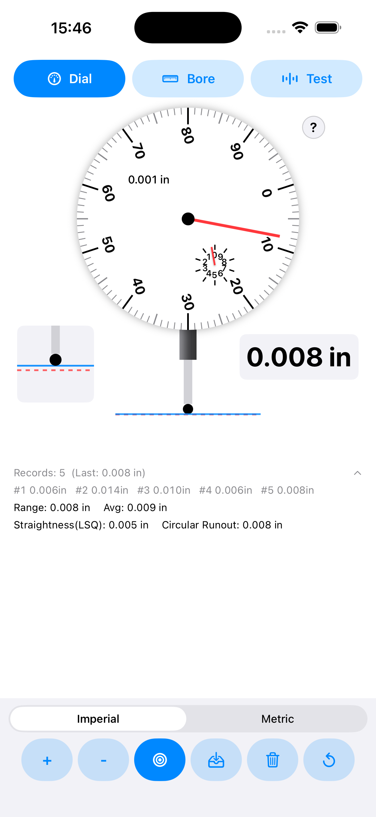 Dial mode screenshot